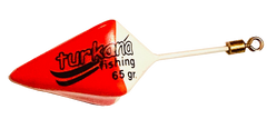 Turkana Pyramid Red & White Fishing Weights Available In 3 Sizes
