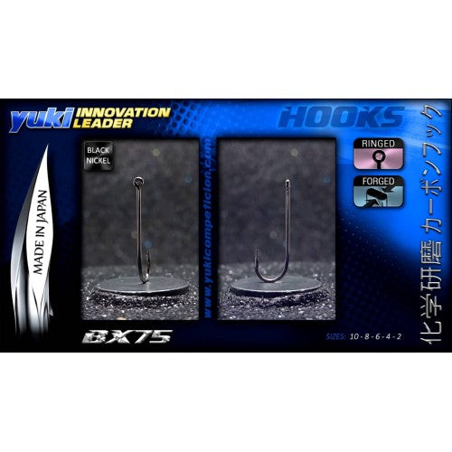Yuki BX75 Black Nickel Carbon Hooks