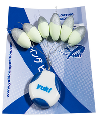 Yuki Floating Oval Stop Beads white