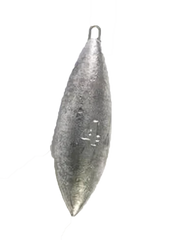 10-Pack 5oz Bomb Fishing Weights - Sinkers For Bottom Fishing
