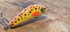 RMS Trout Lures – 5g / 5cm (Size 8 Hook) SPOTTED EMBER