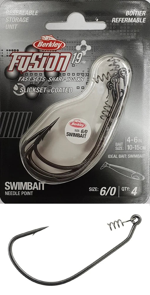 Berkley Fusion Swimbait Soft Lure Hook