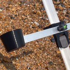 ANGLEX DOUBLE BUTT CUP BRACKET IAN GOLDS - BLACK