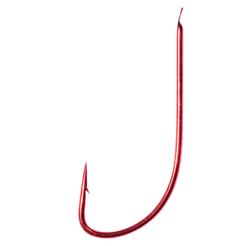 KAMASAN B532 Red Barbed Red Spade Hooks