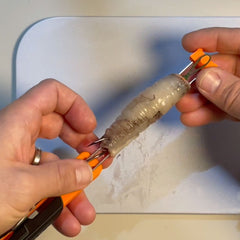 Spooligan Deedle Orange/Black baited dongle