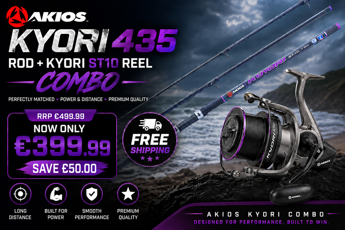 AKIOS KYORI 435 Rod + KYORI ST10 Reel Combo – Quality To Go The Distance