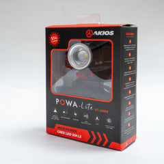 Akios POWA-Lite HT-5000 packaging on a white background