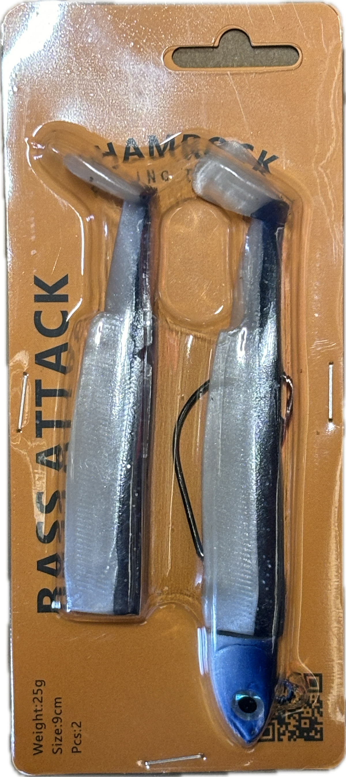 Shamrock Bass Attack Minnow 25g 9cm Blue/White
