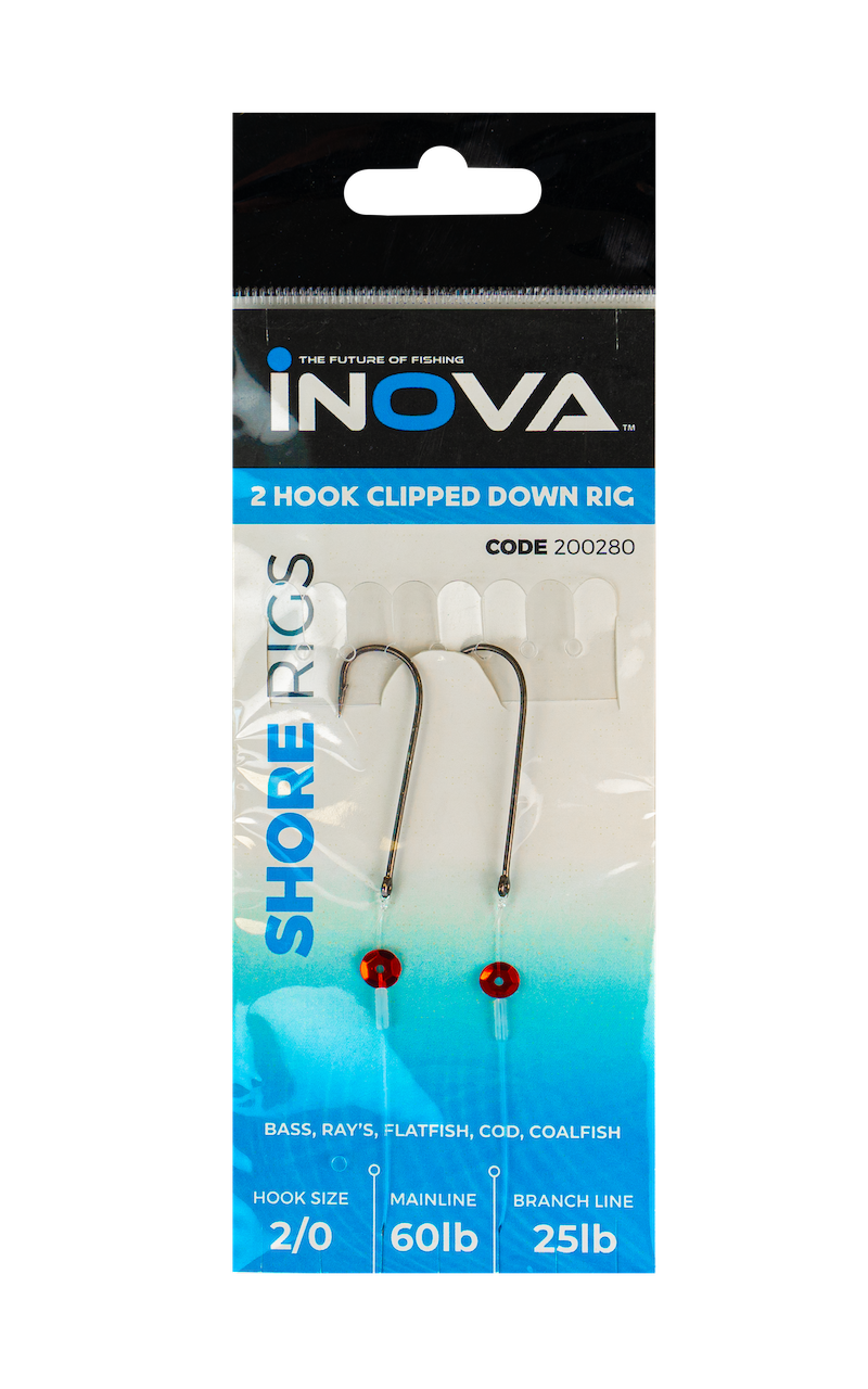 INOVA Shore Rig – 2 Hook Clip Down Rig