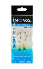 INOVA Shore Rig – 2 Hook Flattie Rig (With Beads)