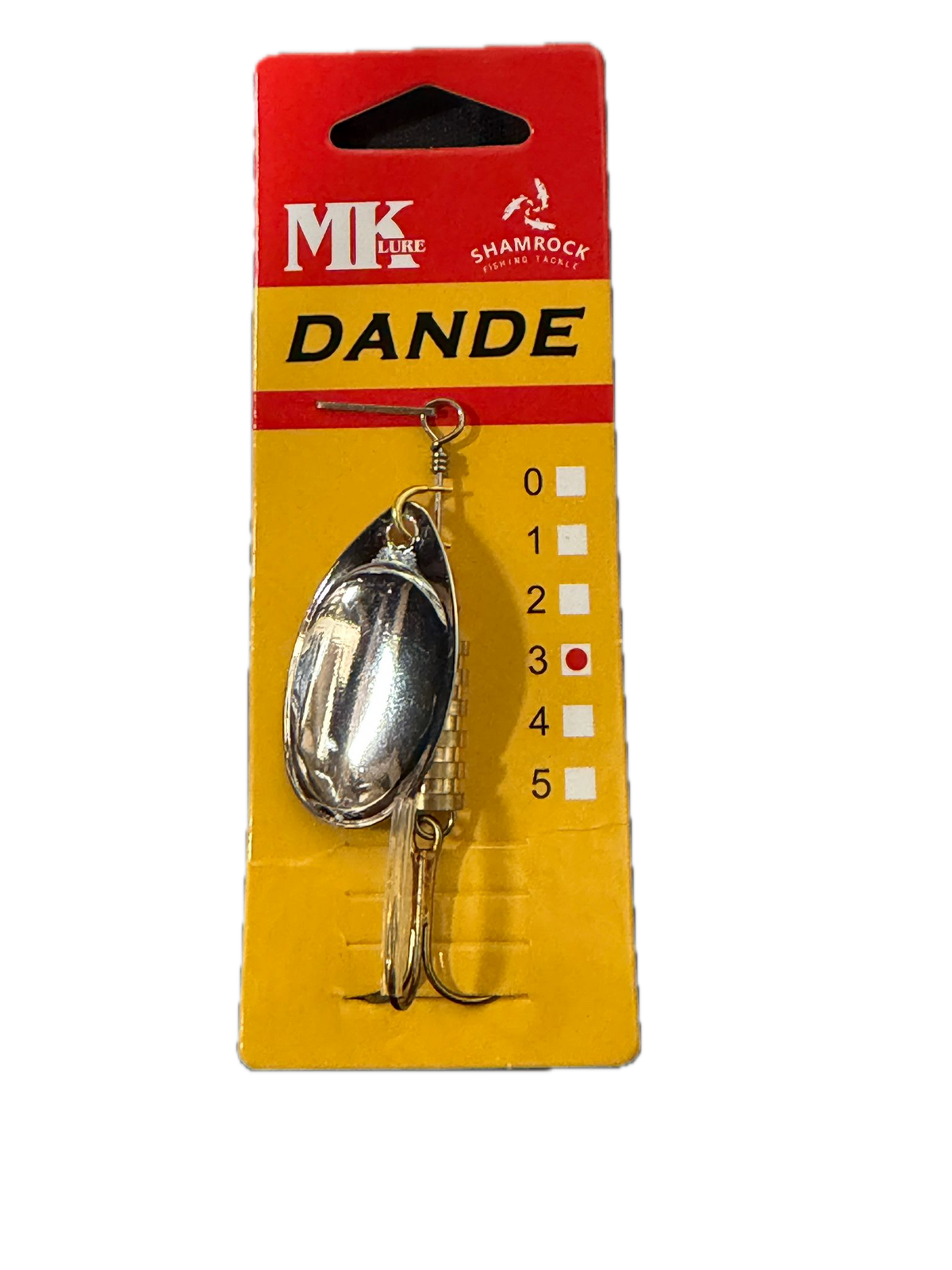 MK DANDE Mepps Size 3 All Silver