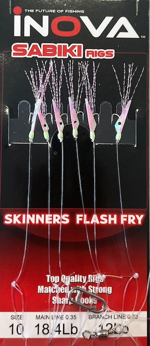 INOVA Skinners Flash Fry SABIKI Rigs
