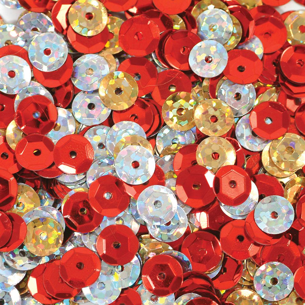 Tronixpro 6mm Assorted Colour Sequins 100 Pack