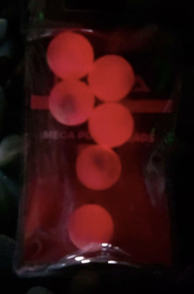 INOVA Fishing Mega Floating Red Glow Beads 18mm