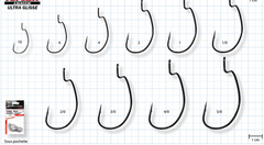 Flashmer Wide Gape Soft Worm Hook