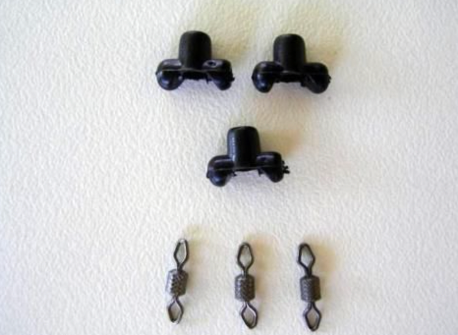 Mustad Rig & Surf Tau Swivels black