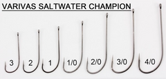 Varivas Saltwater Champions sizes