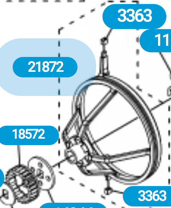 Shimano  Aero Technium 14000 MgS XSD - Line Guard