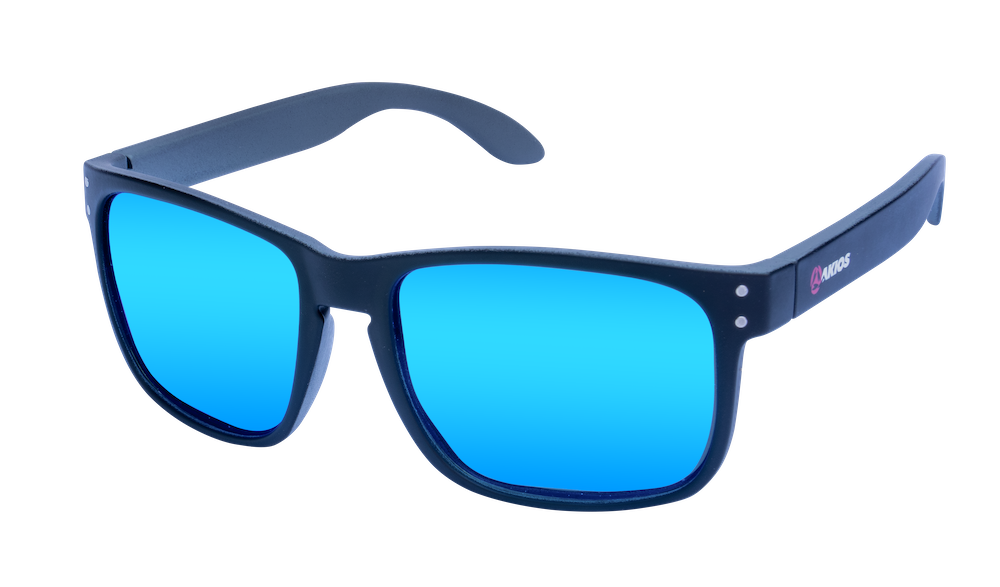 AKIOS POLARIZED ICE BLUE SUNGLASSES