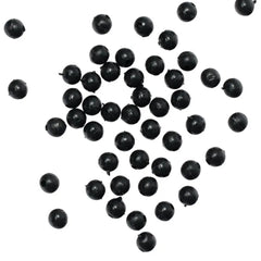 Tronixpro Round Black Rig Beads 3mm 150pcs