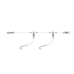Tronixpro Pro Hand Tied 2 Hook Flapper Rigs