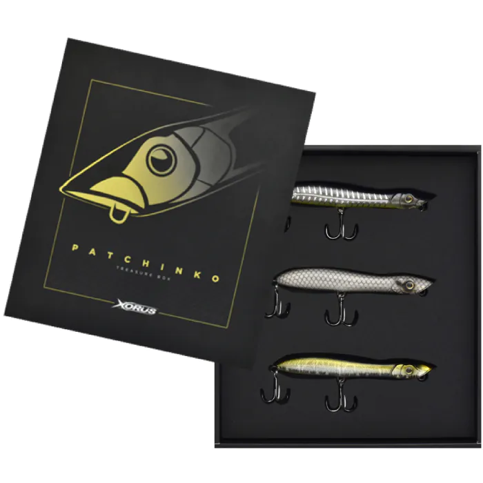 XORUS PATCHINKO Treasure Box 3 Lures The Prefect Gift