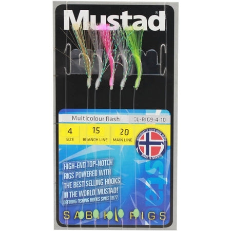 Mustad Multi Color Flash Rigs