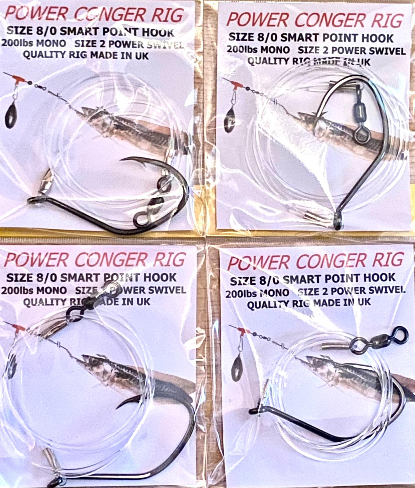 Power Conger Rig Size 8/0 Smart Point Hook
