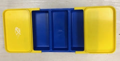 Yuki Jolly Sliding Bait Tray Blue-Yellow