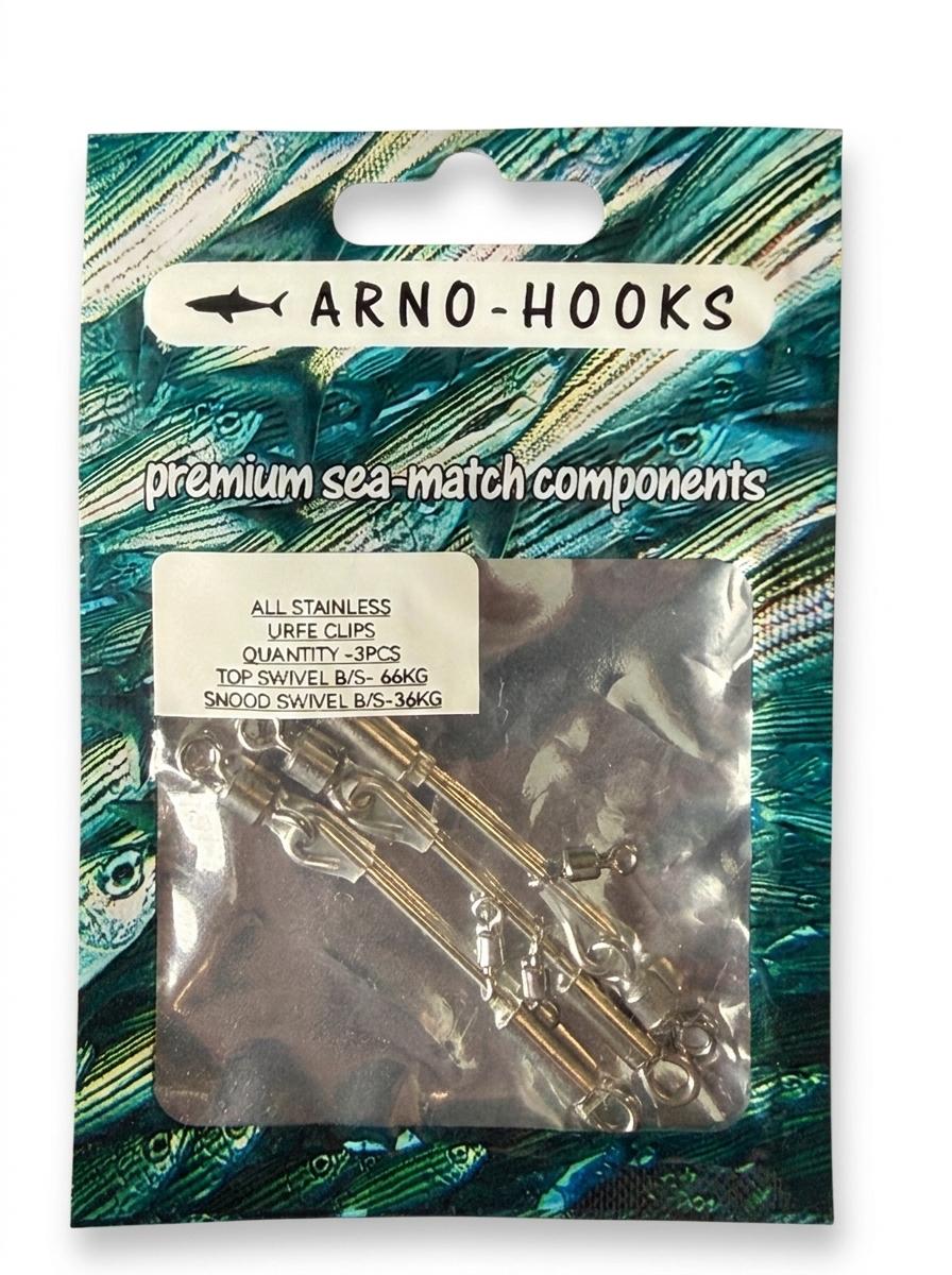 Arno Hooks Stainless URFE clips 3 per packet