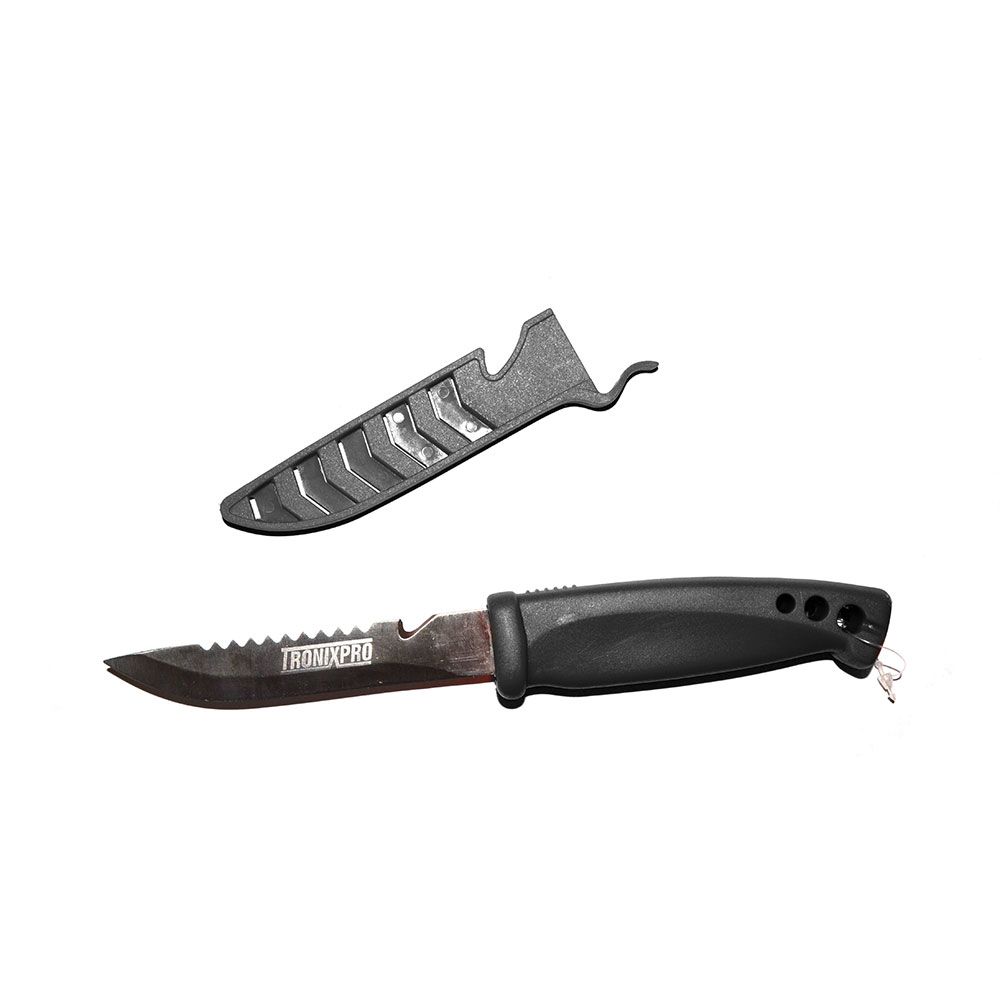 Tronixpro Fishing Bait Knifes Black 4 Inch