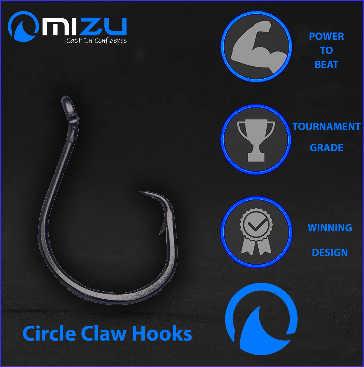 MIZU Circle Claw Hooks circle claw hooks