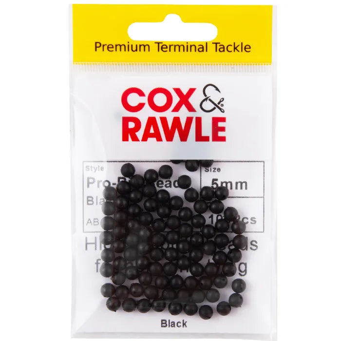 Cox & Rawle 4mm Attractor Beads Black
