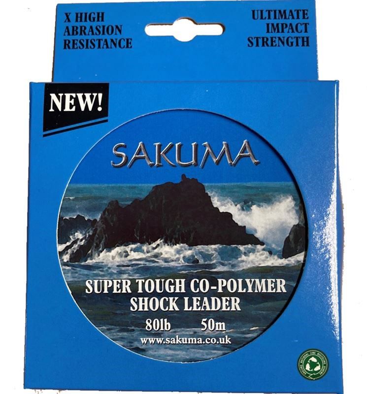 SAKUMA Super Tough Co-Polymer Shock Leader 50m ORANGE