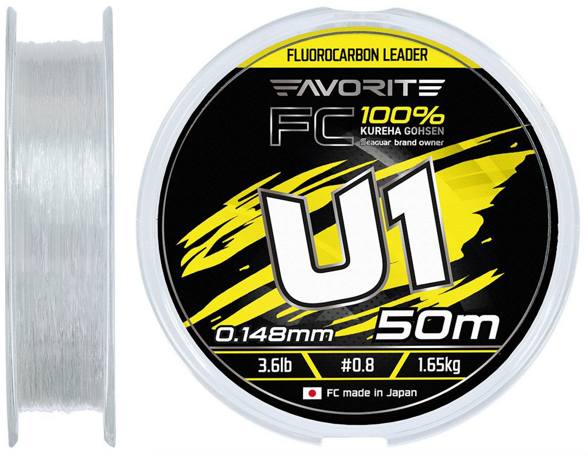 FAVORITE U1 Fluorocarbon 30m Spools (COMING SOON)