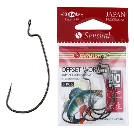 Mikado Offset Soft Plastic Lure Hooks
