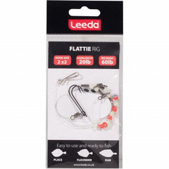 Leeda 2 Hook Flattie Rig Size 2 Hook