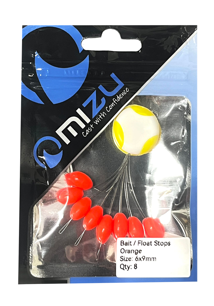 Mizu Bait/Float Stopper Beads Orange