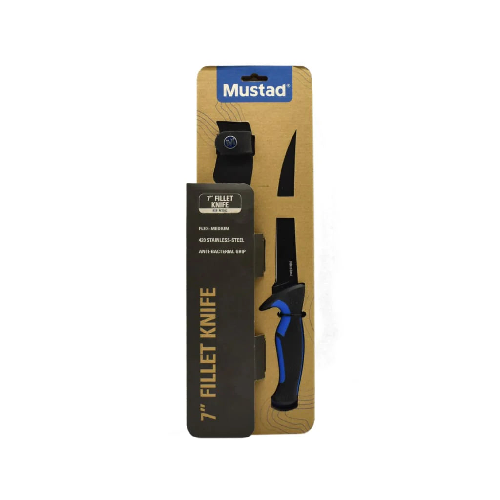 Mustad 7 Inch Fillet Knife Blue