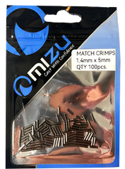 MIZU Match Crimps 5mm 100pcs Bags
