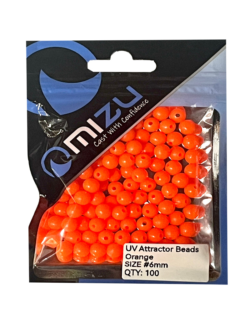 MIZU 6mm Attractor And Rig Building Beads red