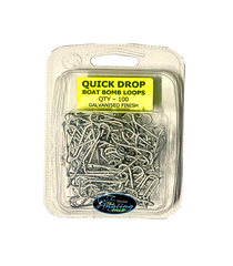 Quick Drop Fishing Lead Weight Loops Qty 100pcs