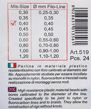 STONFO Art.519 Bore Calibrated Beads