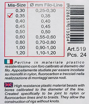STONFO Art.519 Bore Calibrated Beads