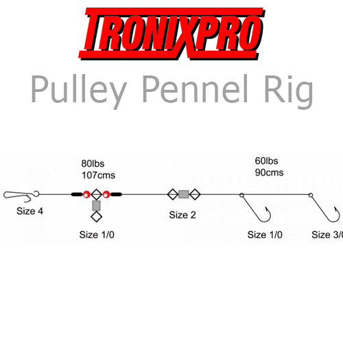 Tronixpro Pulley Pennel Rig 3/0