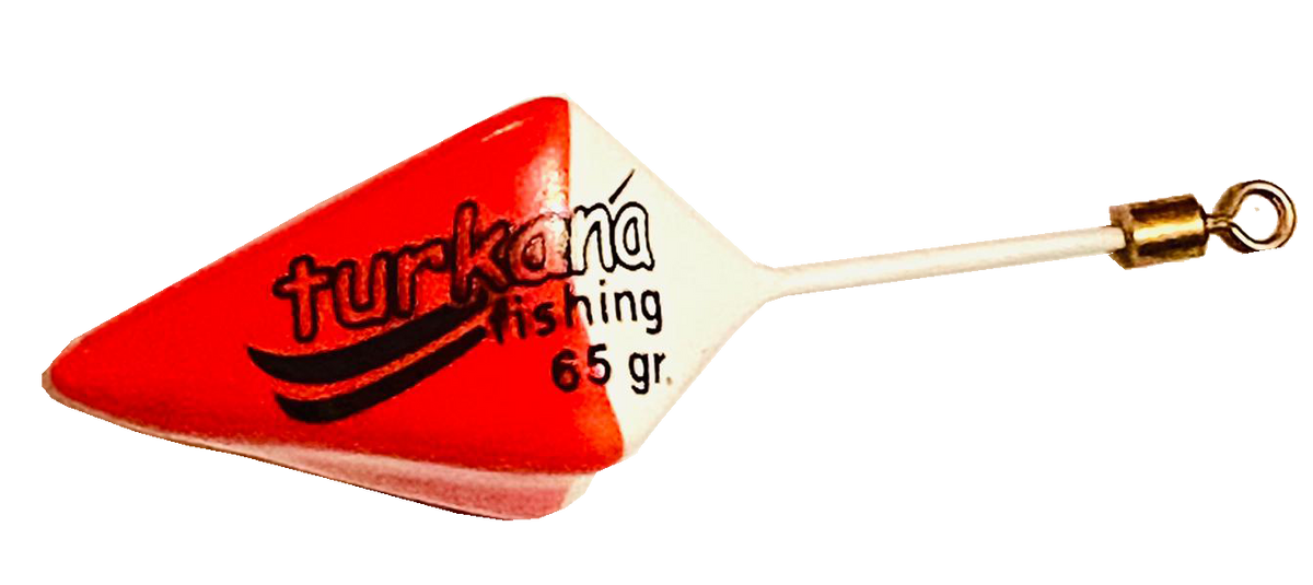 Turkana Pyramid Red & White Fishing Weights Available In 3 Sizes