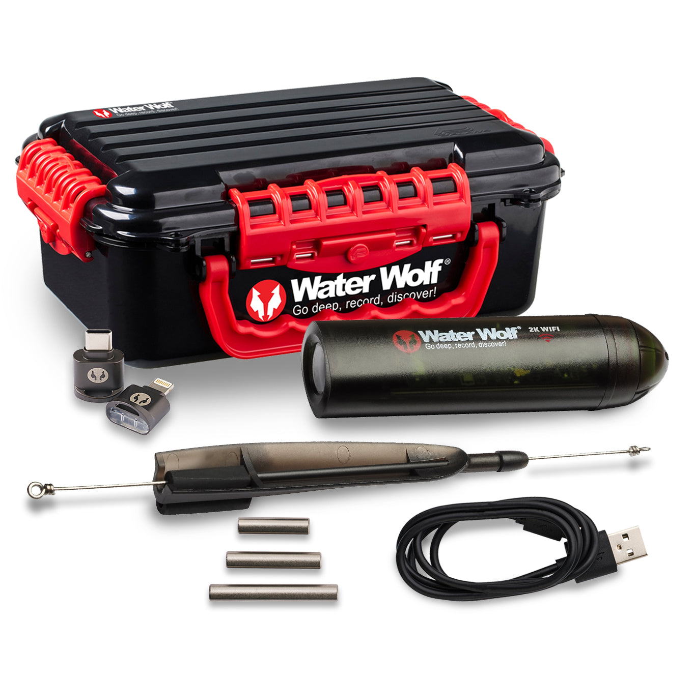 WATER WOLF 2K Wifi Underwater Camera