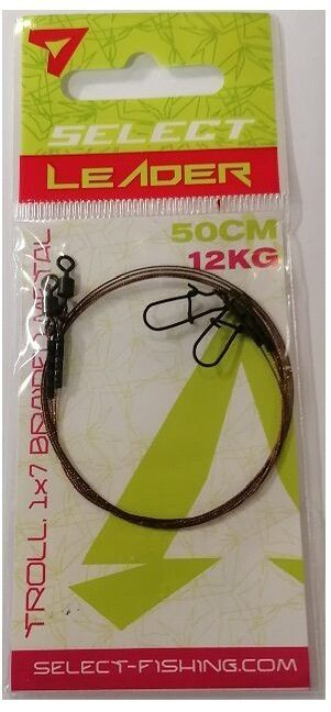 Select Trolling AFW 1x7&nbsp;braided metal fishing leaders
