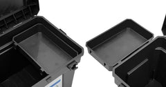 seat box side trays