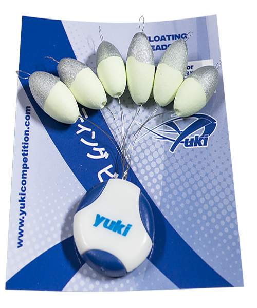 Yuki Floating Oval Stop Beads white
